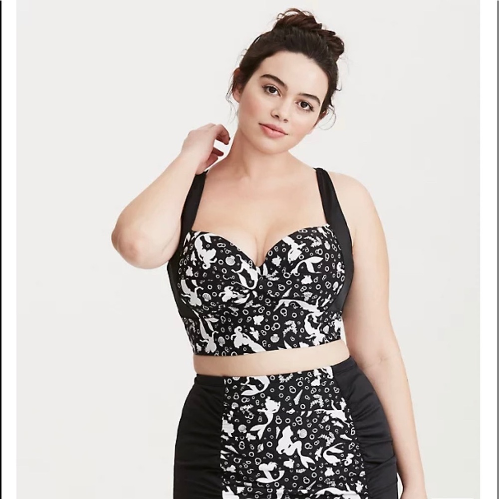 Torrid Disney Little Mermaid bikini top 2